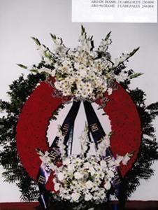 Funeraria Virgen del Rocío corona de flores